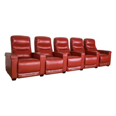 China Modern VIP Cinema Chair Leather Electric Home Theater Seating Sofa For Commercial Furniture for sale