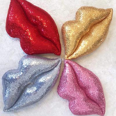 China Bling Sequin Foldable High Quality Shiny Glitter Comfy Solid Cushion Covers Shape Sexy Pillow for sale