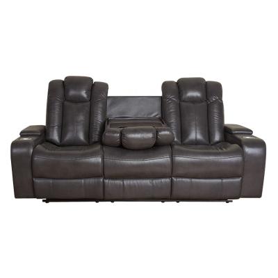 China (Height)Adjustable Best Selling Leather Sofa Set Living Room Furniture With Pillow for sale