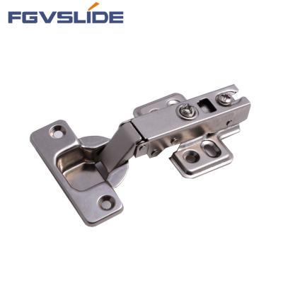 China Hydraulic Fix Hinge 35mm Cup Cabinet Hinges Full Lap Soft Close Hinge For Furniture Sideboard Drawer Door Fitting Fix for sale