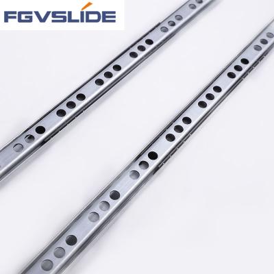 China Single Low Profile Extension Light Ball Bearing Computer Keyboard Slide for Home Office Furniture Parts 17mm for sale