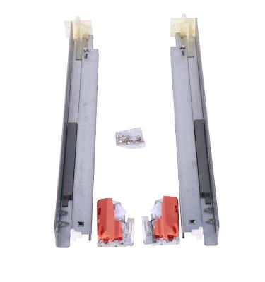 China Modern Auto Closing Slide Face Frame Undermount Drawer Slide 3D Hidden Clip for sale