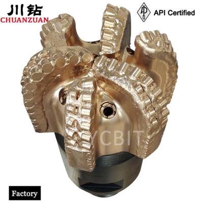 China China Manufacturer10 broca 6 Bladg del cuerpo de acero PDC de 5/8 pulgada para la perforación petrolífera en venta