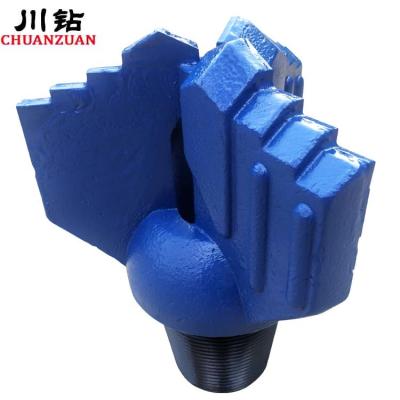 China Tungsten Carbide 10 Inch 3 Wings Step Water Well PDC Drill Bit for sale