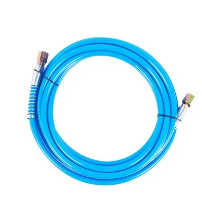 China Waterproof High Pressure PU Epoxy Resin Hose Pipe Injection Pump Machine Construction Parts Hose Blue for sale