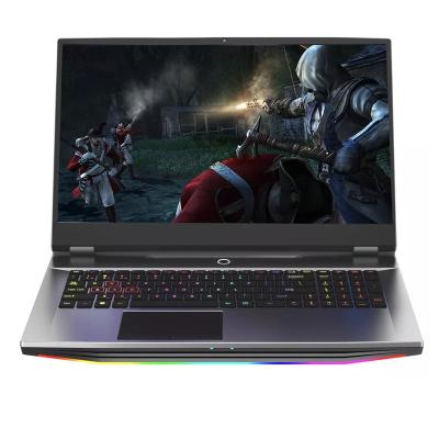 China 2022 17.3 Inch Core i7 i9 9th 10th Gen Gaming Laptop Graphics Card 4GB 144hz RGB PC 64GB 16GB RAM Geforce GTX 1650 Backlit Keyboard for sale