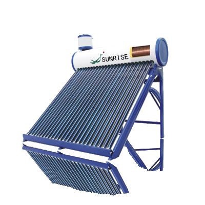 China Hotel Thermosyphon Coil Copper Solar Water Heater for sale