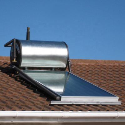 China Outdoor Integrated Flat Plate High Pressure Active Solar Water Heating System for sale