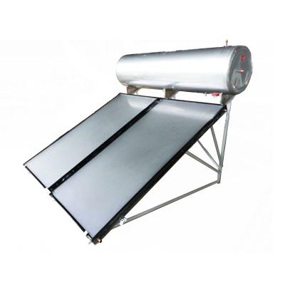 China 300l Flat Plate Outdoor High Pressure Active Forced Solar Water Heater for sale