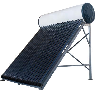 China The exterior 100 liters make the solar water heater in painted steel, home solar water heater compact for sale