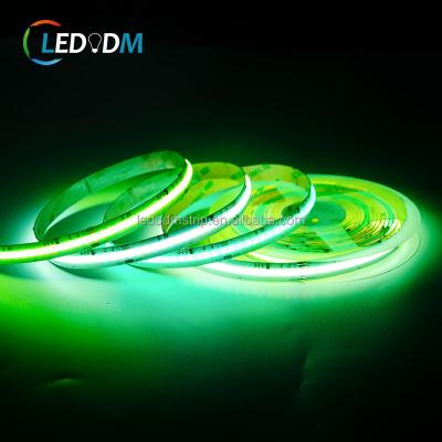 China 12v 24v 630 LED Indoor Outdoor Flexible Waterproof Cob Accessible Led Strip Custom Cuttable LANDSCAPE Strip 5m Dimmable for sale