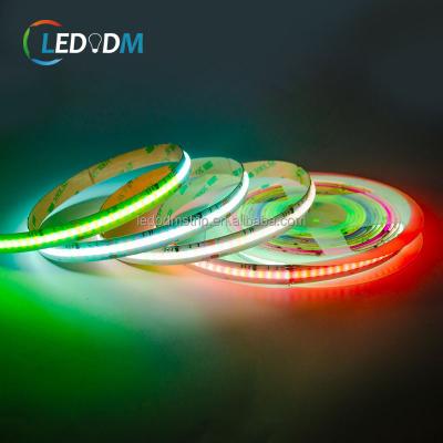 China Flexible DC24V LANDSCAPE COB LED Strip Light Led Strip Indoor Lighting & Holiday Lights RGB Smart Accessible Cob Led Strips for sale