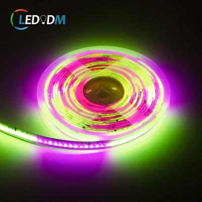 China Sports Stadiums DC12V 24V COB LED Strip 630chips/m RGB Color IP20 IP65 Dream Waterproof Accessible LED Strip for sale