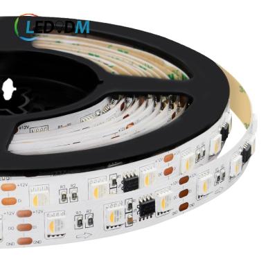 China Popular LANDSCAPE 12v 5m RGB multicolor smart waterproof flexible led strip lights led smart strip lights WS2811 30/60PIXELS for sale