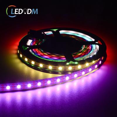 China Indoor& Outdoor decoration 3535 RGB led pixel light sk6812 color 5V accessible light cable IC 96leds/m pixel large magic outdoor indoor decoration project for sale