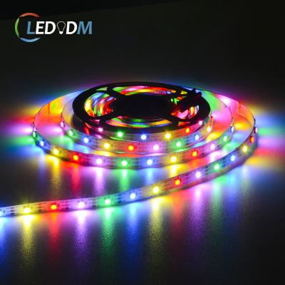 China Indoor& Outdoor decoration WS6812 60LEDs/m rgb rgbw led strip light for home decor dc 5v 3535 magic light rope lights accessible for sale