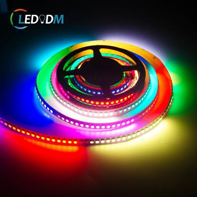 China Indoor& Outdoor Waterproof Decoration Light Strip 144leds/m 5V 2813 IC 5050 RGB Array Programming Decoration Full Color Home Bar Magic Light Strip for sale