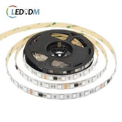 China Indoor& New Digital RGB Programmable Decoration Outdoor Accessible RGB LED Strip Light SMD5050 WS2818 RGB LED Strip 60leds/m Pixel LED Lighting for sale