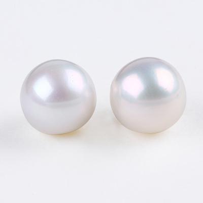 China Nearl Freshwater White Loose Round Color Pearl 13-14mm Edison Freshwater Pearl for sale