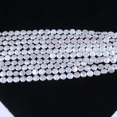 China Freshwater Pearl 11-12mm AA Freshwater Pearl Strands Coin To Form Loose Pearl Beads for sale