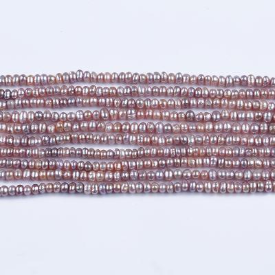 China Freshwater Pearl 5-6mm Color Loaf Purple Shape Cultured Pearl Loose Strand Cheap Natural Pearl for sale