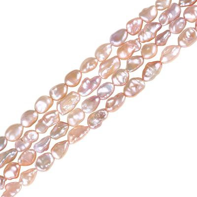 China Natural Freshwater Pearl 12mm Pink Keshi Pearl Freshwater Pearl Strand for sale