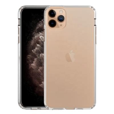 China Hybrid Hard Acrylic Soft TPU Armor Phone Case Hybrid Bumper Back Cover Clear For iPhone 11 Pro Max for sale