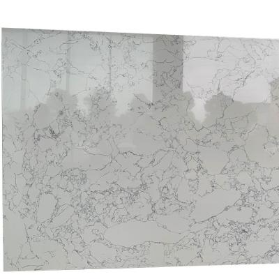 China Modern Hot Sale Cheap Price Engineered Stone Full Body Marble Look For Shower Wall Panel for sale