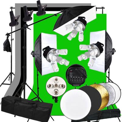 China Photography Studio Light Lighting Tent Kit with 45W Softbox Bulb CN-NS-8III for sale