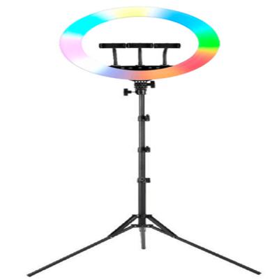 China 18 Inch Led Ring Light With Tripod RingLight Selfie Ring Light For Makeup Live Youtube Video HQ-18 RGB for sale