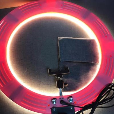 China Photogrphy 18 inch 48w ring light photography studio 3200-5500k dimmable ring light for live show led ring light for sale