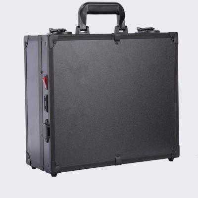 China Wholesale Fashion Aluminum Makeup Vanity Boxes Portable Beauty Make Up Cosmetic Case Suitcase With Mirror for sale