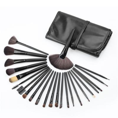 China Lady Selling Personalized Synthetic 24 Pcs Makeup Sets 24 Pieces Wooden Makeup Brushes Makeup Cosmetic Tools Beauty Brushes for sale