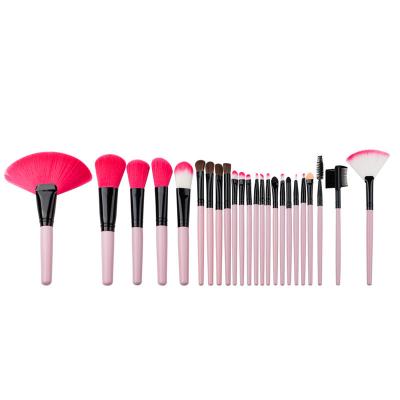 China Lady New Custom Synthetic Top 24 Pcs Makeup Set 24 Pieces Wooden Makeup Brushes Makeup Cosmetic Tools Beauty Brushes for sale