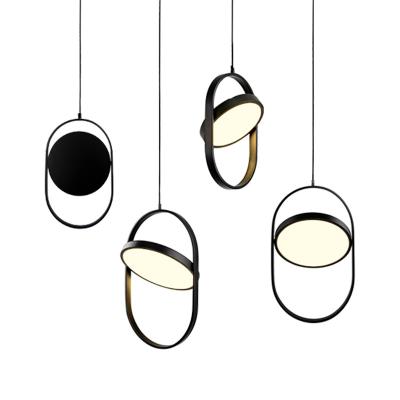 China Simple Professional Design Switch Control Round Modern Hanging Lights For Living Room for sale