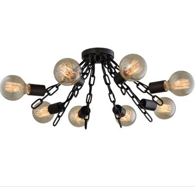 China American China made modern unique American style living room chain light iron chandelier floor lamp for sale