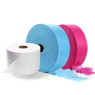 China Chinese factory 100% polypropylene pp sms ss non-woven fabric nonwoven fabric roll raw material for mask for sale