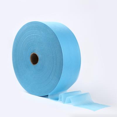 Κίνα Waterproof 40gsm spunlace spunbond ss sss fabric color non woven medical products blue anti-bacterial nonwoven material προς πώληση