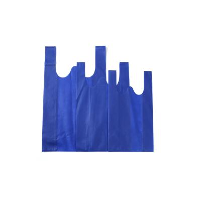 China Custom nice biodegradable eco friendly t shirt pp non woven shopping vest bag for sale