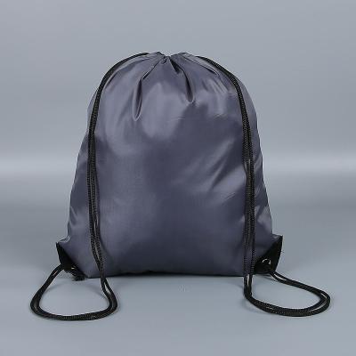 Κίνα High quality pure color shopping sublimation bag polyester fabric drawstring bag προς πώληση