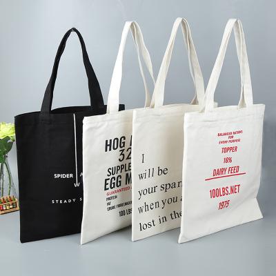 中国 Factory degradable customized organic cotton bag High quality canvas blank tote bag 販売のため