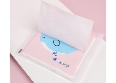 China Professional Facial Cotton Tissue , Hypoallergenic Tissues Pocket Type Design Small for sale