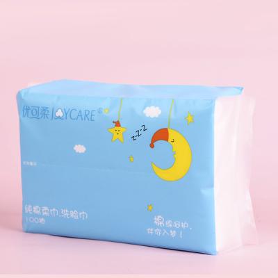 China Joycare Face Cleaning Wet Tissue 100 Count 15*20CM Various Color Economical for sale