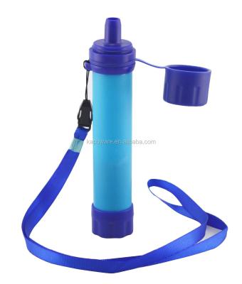 China Survival Outdoor Outdoor Personal Water Filter Straw for sale