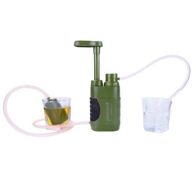 China Outdoor Portable Personal Water Filter for Camping, Military, Tactical, Emergency, First Aid Kit for sale