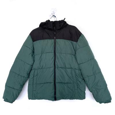 China New Designer Winter Windproof Pure Polyester Windproof Fabric Men's Striper Coats for sale