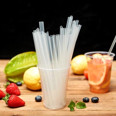 China Otor 6mm Diameter Plastic Bubble Tea Smoothie Milkshake Boba Drinking Disposable Straws for sale