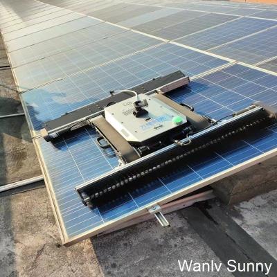 China Versatile Solar Panel Cleaning Device Intelligent Cleaning Robot for Dry or Water Cleaning for sale