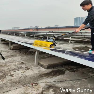 中国 マヌル ナイロン 糸 ブラシ 太陽光浄化 キット で  PV パネル から 汚れ を 簡単に 除去 する 販売のため