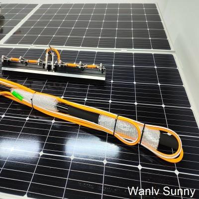 China 24 Feet Carbon Fiber Hand Holder Plus 35 Meter Extra Extended Anti-Frozen Water Pipe Solar Panel Cleaning Brush for sale